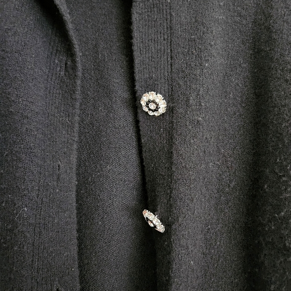 Black oversized sweater cardigan - Picture 3 of 3